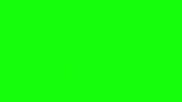 Breaking free chain link disconnect on green screen
