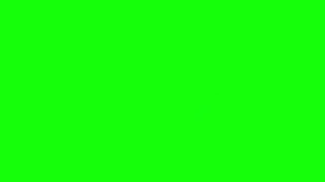 Decreasing graph chart with downward trend on green background