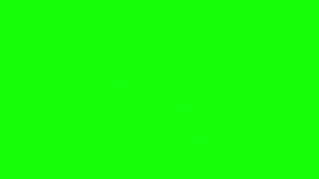 Downward trend icon with person symbol on green background