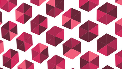 Obraz premium Triangular hexagons form geometric pattern