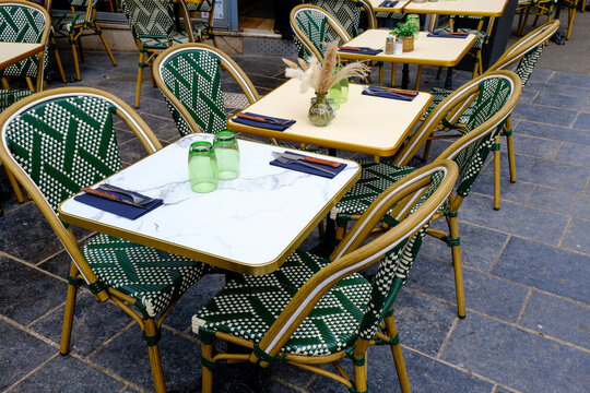 Paris Cafe Terrace Tables