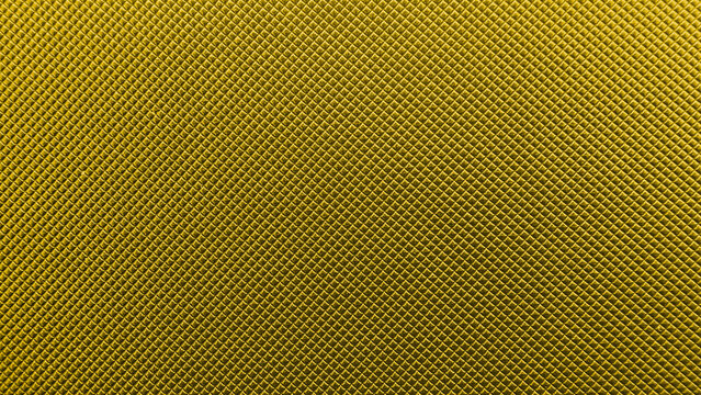Close-up of Yellow Fabric Texture