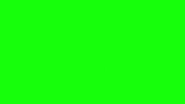 Green screen video background with gear icon