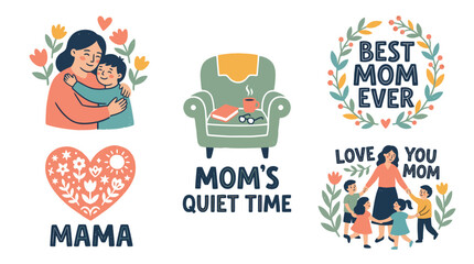 Fototapeta premium Mother and Child Embrace Celebrating Motherhood and Love
