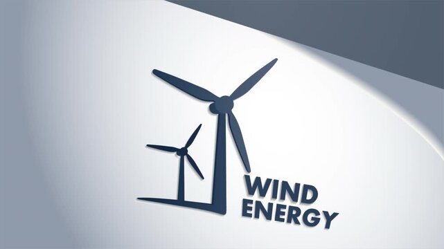 wind energy logo wall