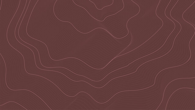 Abstract topographic contour lines desktop wallpaper vector