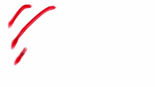 A brush stroke small diagonal lines