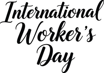 International worker's day celebration greeting card © SyedaMajeda