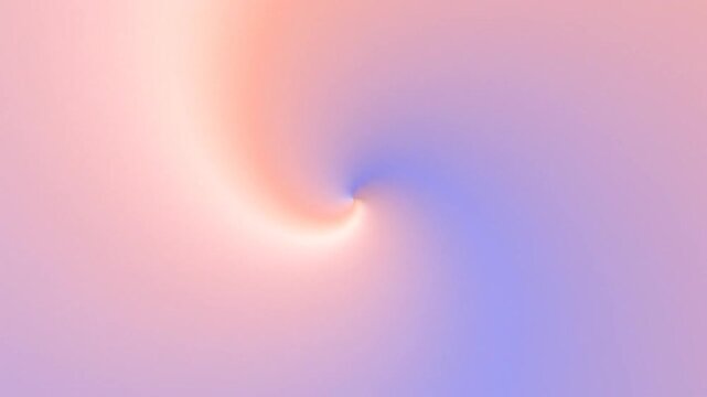 Soft pastel gradient background featuring a smooth radial transition between lavender purple, light pink, and pale orange tones with a minimalist conical swirl effect for design projects.