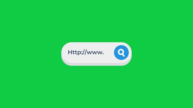Animated Search Icon with Magnifying Glass for User Interface