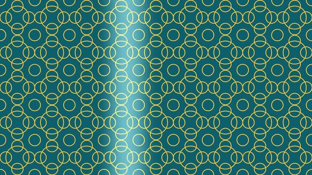 Moroccan tile pattern with light sweep seamless looping background