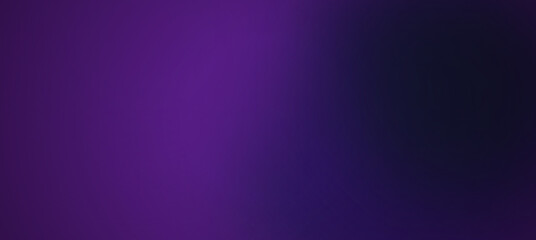 Obraz premium Abstract gradient background with deep purple and black soft bokeh light effect