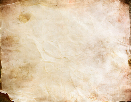 antique appearance on old paper background / Background with an old paper texture and vintage flair