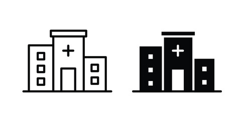 Fototapeta premium Hospital Icon