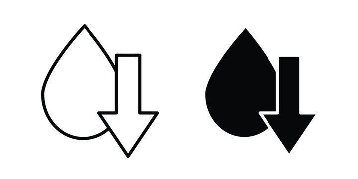 Low water level icon