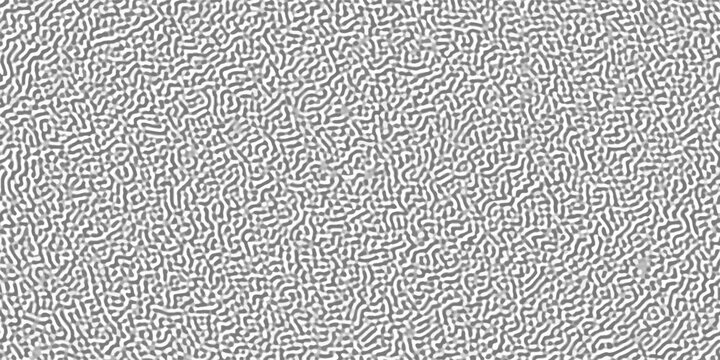 Gray turing seamless turing pattern background. Reaction Diffusion pattern vector seamless for background and artwork design.