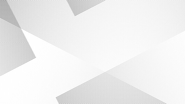Abstract background with thin black diagonal lines. Geometric pattern of crossing parallel stripes. Modern wallpaper design for tech presentation, corporate document, web layout. Vector illustration