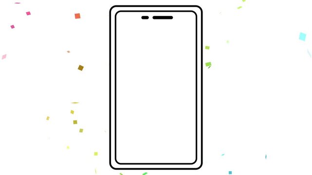 パソコン, スマホ, PC, 紙吹雪, 集中線, 効果線, 漫画, ノートパソコン, コンピュータ, ノート, テクノ, ビジネス, モニター, サイバー, コミュニケーション, オフィス, ネットワーク, 鍵盤, 正月, クリスマス, メリークリスマース, 携帯, 電話, ハロウィン, Personal computer, smartphone, PC, confetti, speed line