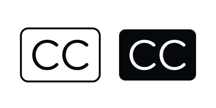 Closed caption icon