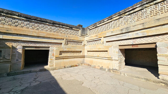 Mitla is an archaeological zone of the Zapotec culture, a tourist destination in the Magical Town of San Pablo Villa de Mitla, in Oaxaca, Mexico