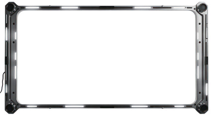 Futuristic Frame Design with Glowing White Lights for Modern Technology Displays © ZeinLens