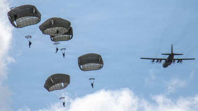 paraglider in the sky
