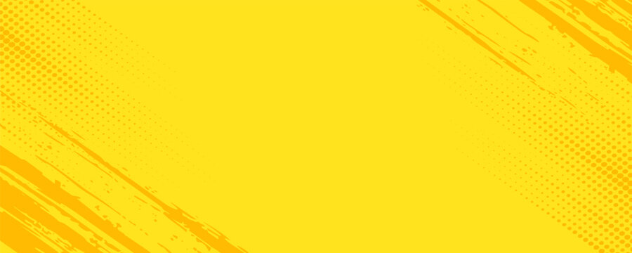 PrintModern Retro comic yellow background raster gradient halftone  stock vector sports