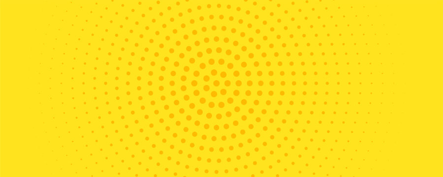 PrintModern Retro comic yellow background raster gradient halftone  stock vector sports