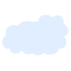 Fototapeta premium cloud computing concept on blue background