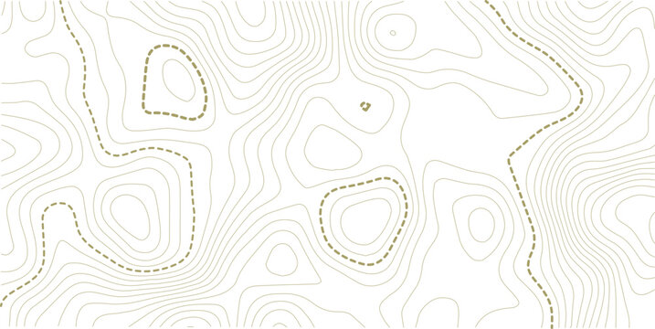 Topographic gold luxury map background. Geographic abstract pattern. The topo contour or wallpaper. Mountain trail terrain or path. Vector illustration. Vector Illustration