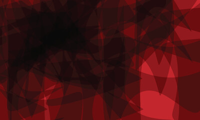 Fototapeta premium Dark red and black abstract background with overlapping transparent geometric shapes. eps10