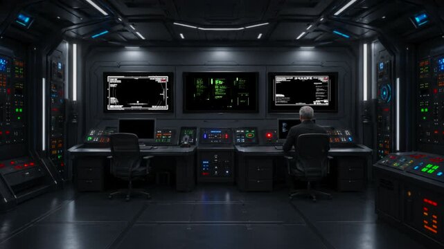 Futuristic security center
