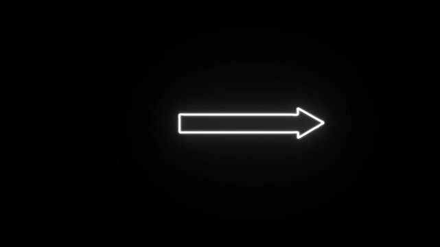 Futuristic Direction Pointer. transition of arrow. direction arrow.