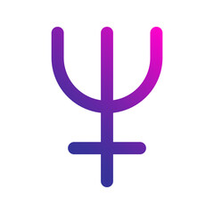 neptune line gradient icon © dwi