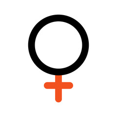 venus outline color icon © dwi