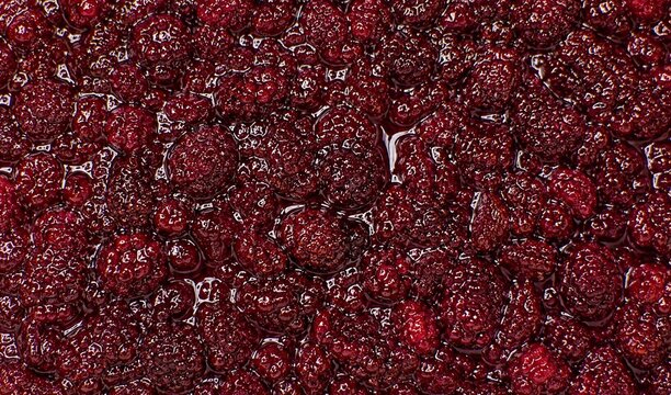 Loganberry Jam Background. Fruit Jam Background.