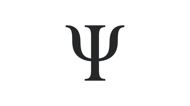 Psi Symbol Greek Letter Psychology.