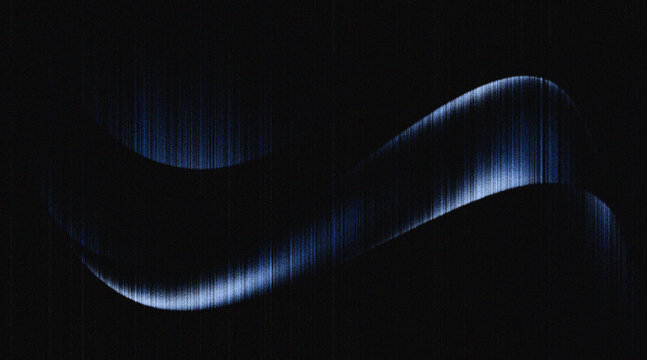 Abstract blue black glitch texture with motion blur lines backgrounds.

