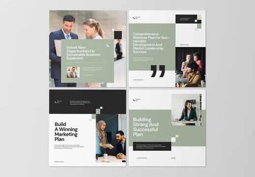 Business Marketing Plan Social Media Post