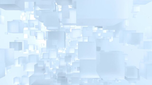 Background Cube BOX Vertical Movement 15sec frosted glass Reflaction
