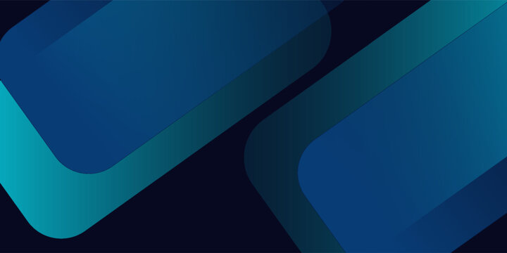 Blue abstract gradient shapes background. Vector illustration