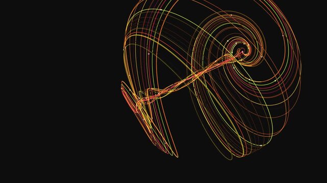 generative aizawa strange attractor 3d