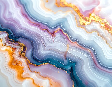 A colorful, swirling abstract pattern resembling a geode