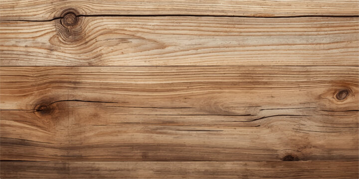 Old wooden texture background with natural brown wood grain pattern and rough plank surface design