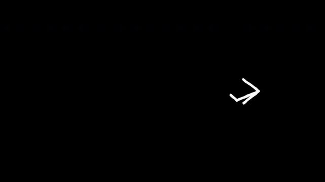 Zig Zag Dynamic Arrow Scribble Motion Graphic