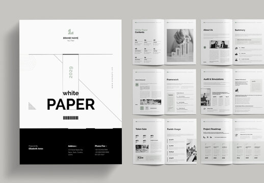 White Paper Brochure Template