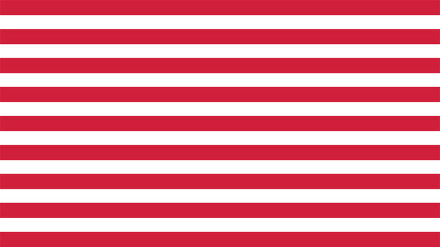 USA flag red and white horizontal stripes background for patriotic seamless pattern design