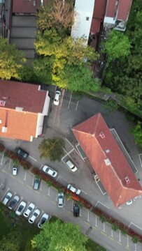 Aerial Around Tophane of Bursa 