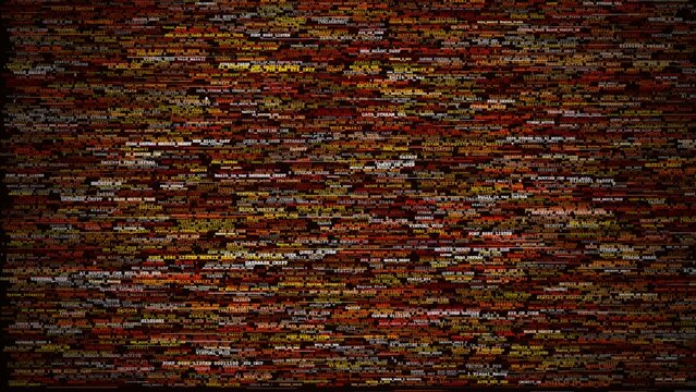 Abstract Digital Data Stream with Programming Code Background