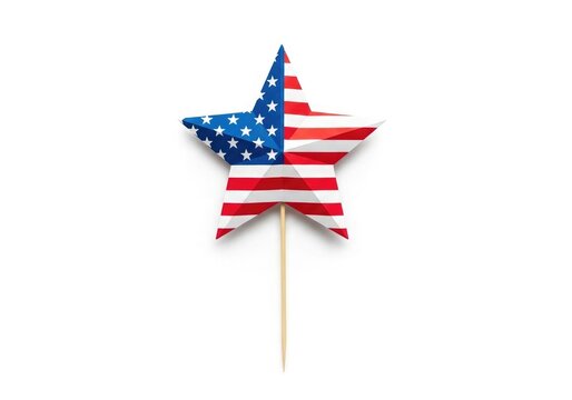 Usa independence day 4th of july star decoration
